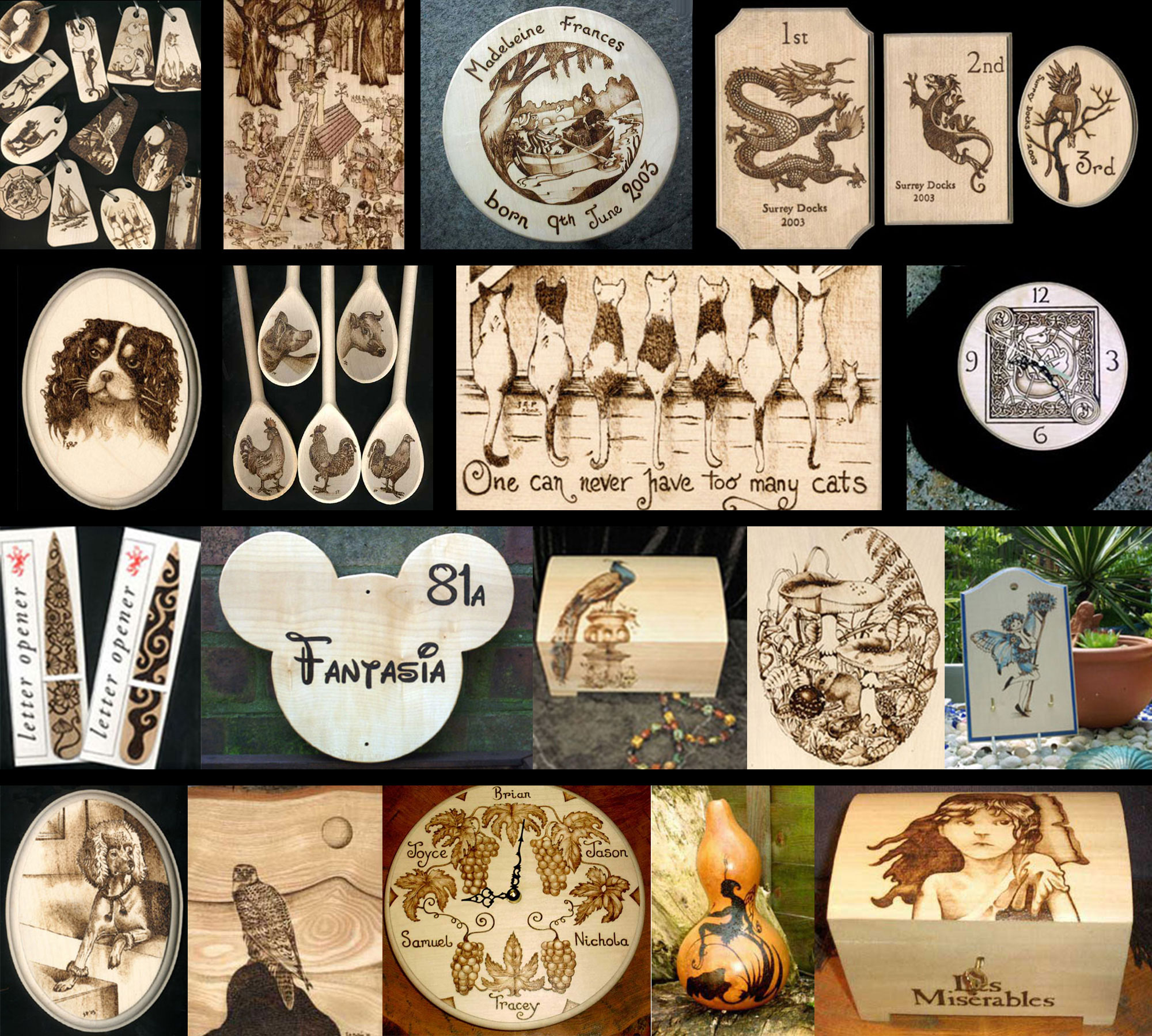my pyrography