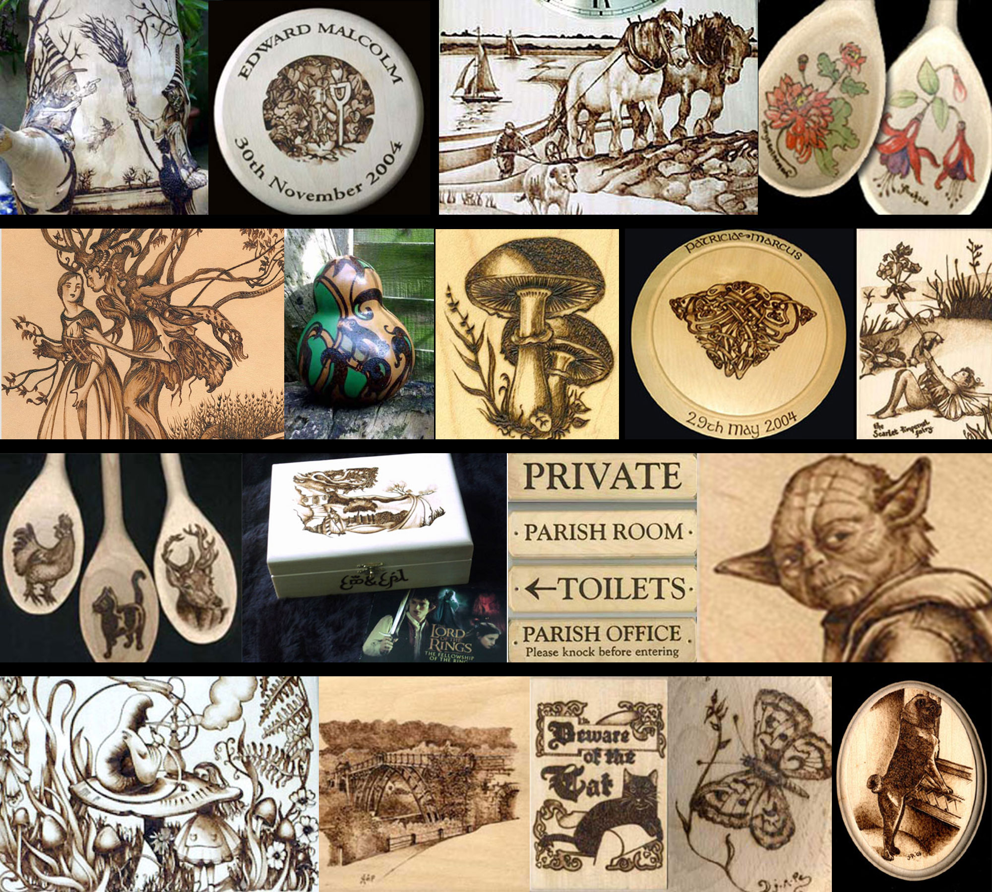 my pyrography