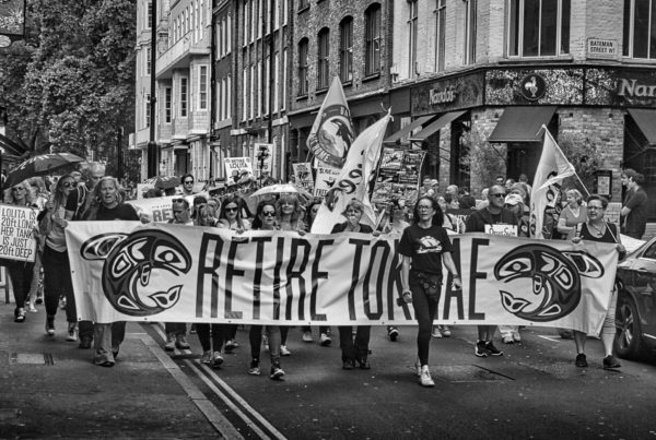 Retire Lolita march in London
