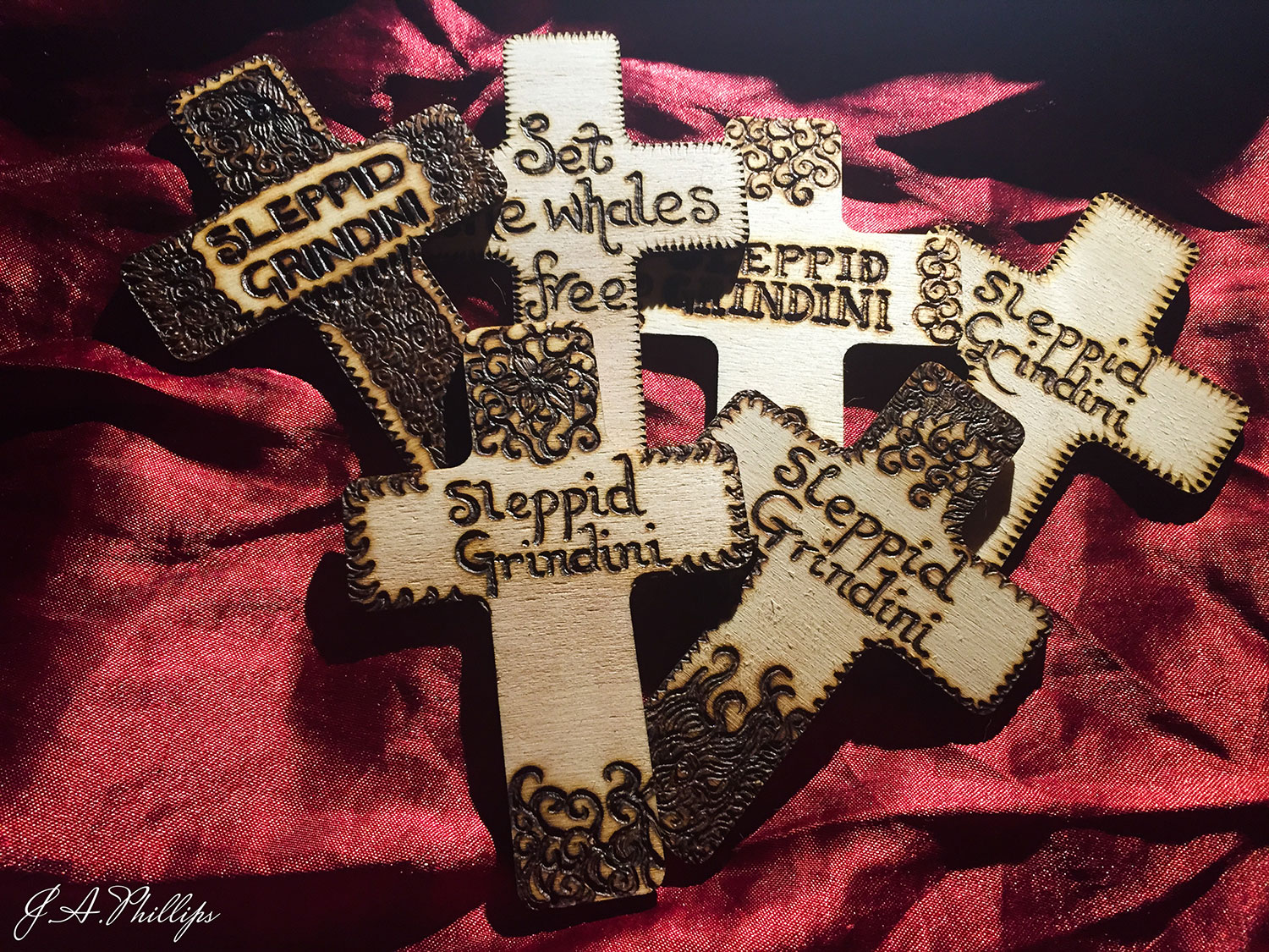 pyrography crosses
