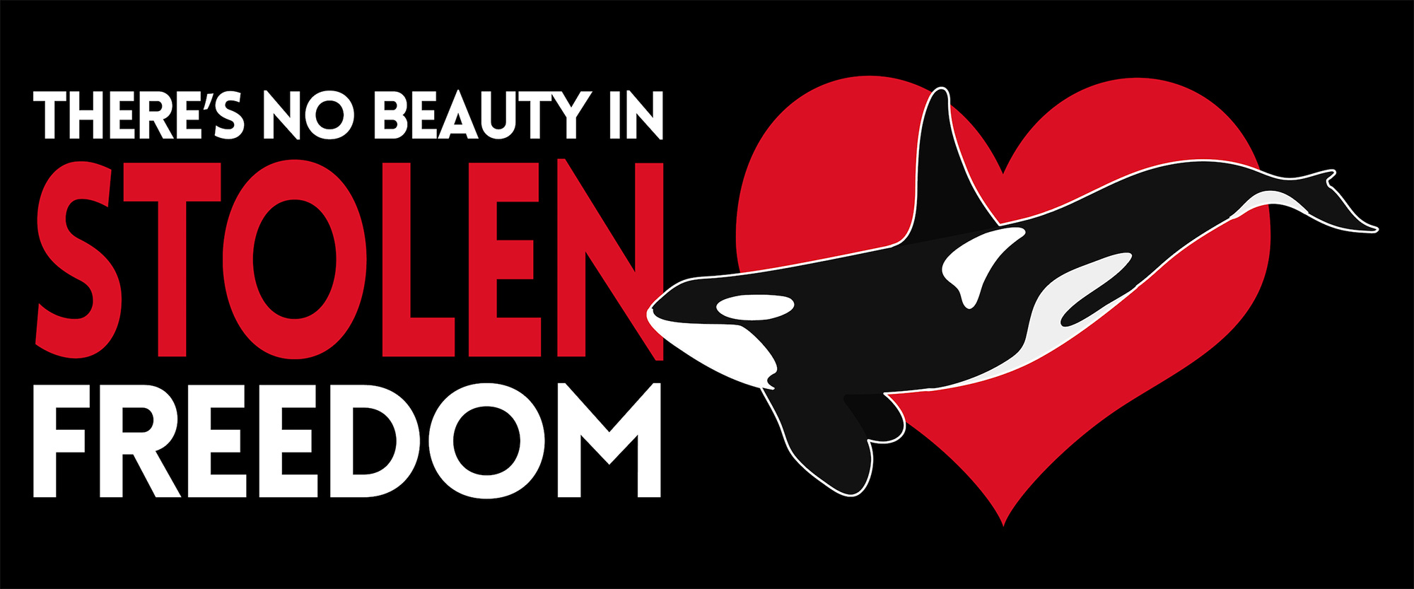 No Beauty in Stolen Freedom banner