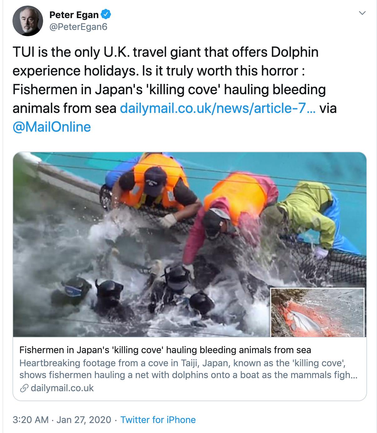 Peter Egan tweet