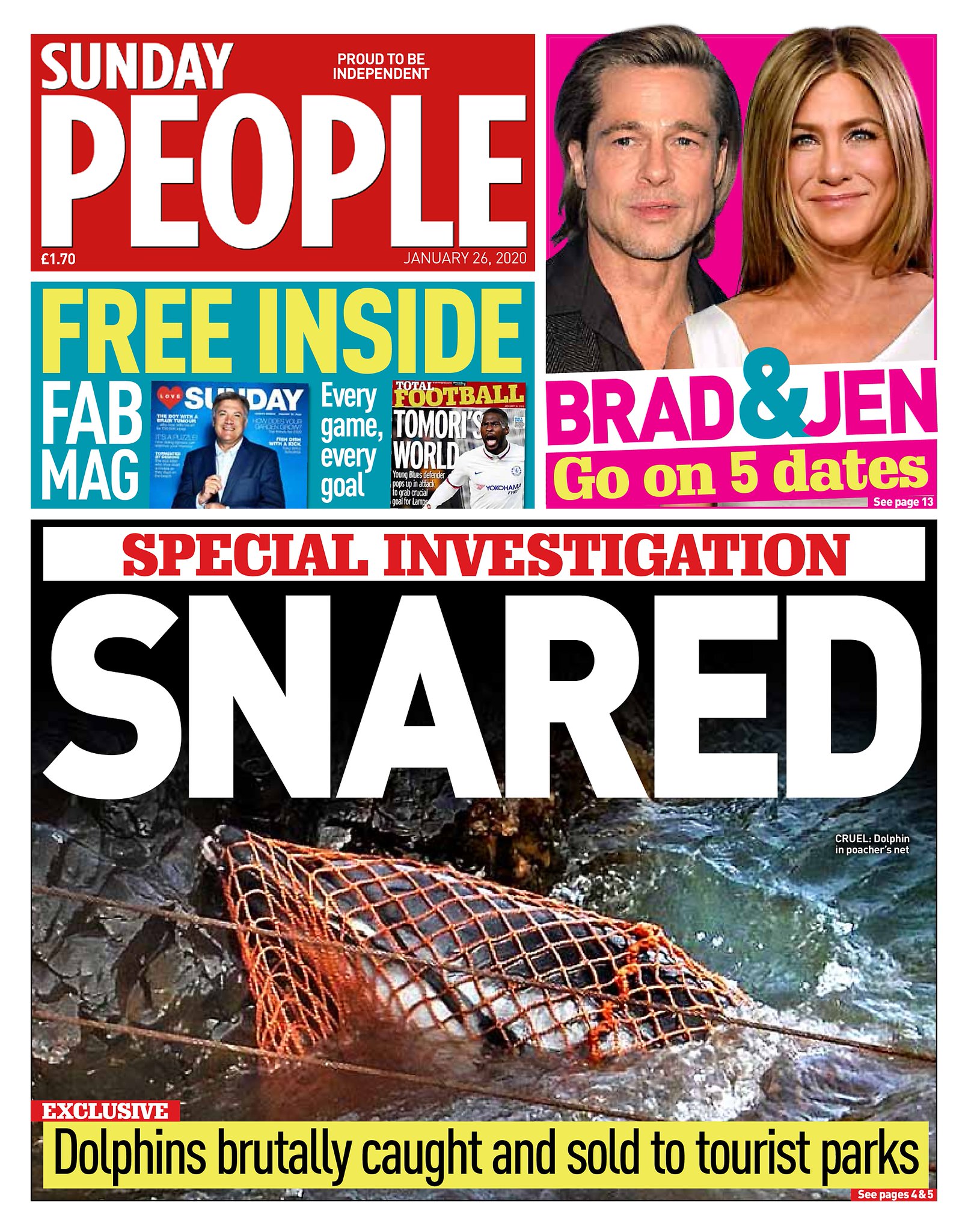 Sunday People front cover
