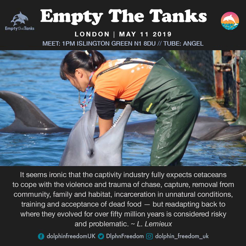 Empty The Tanks London ad