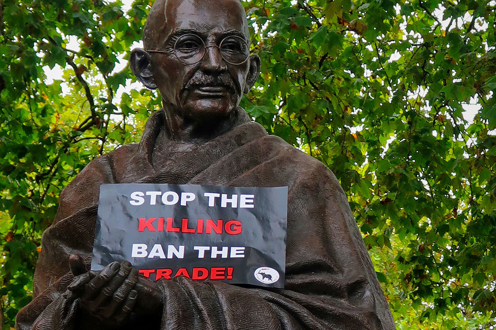 London Silent Protest for Elephants & Rhinos