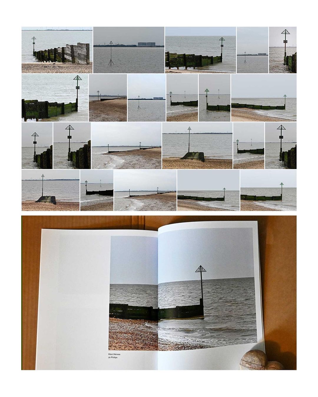groyne marker by - Jo Phillips