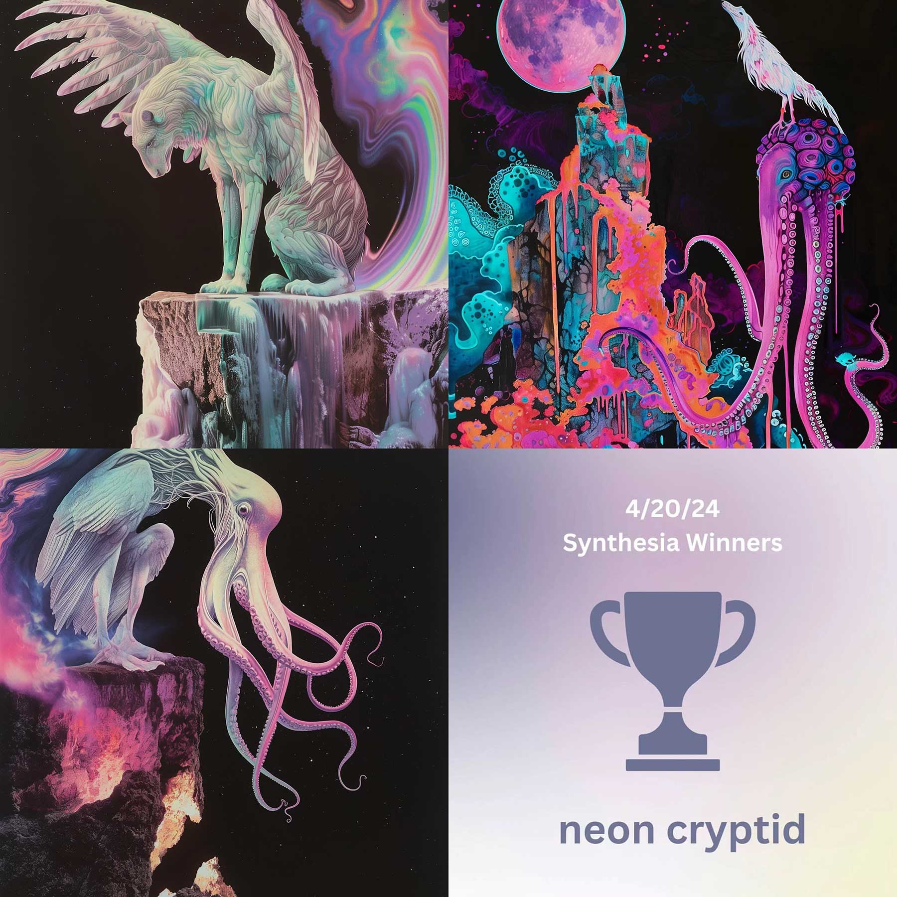 Neon Cryptids by Jo