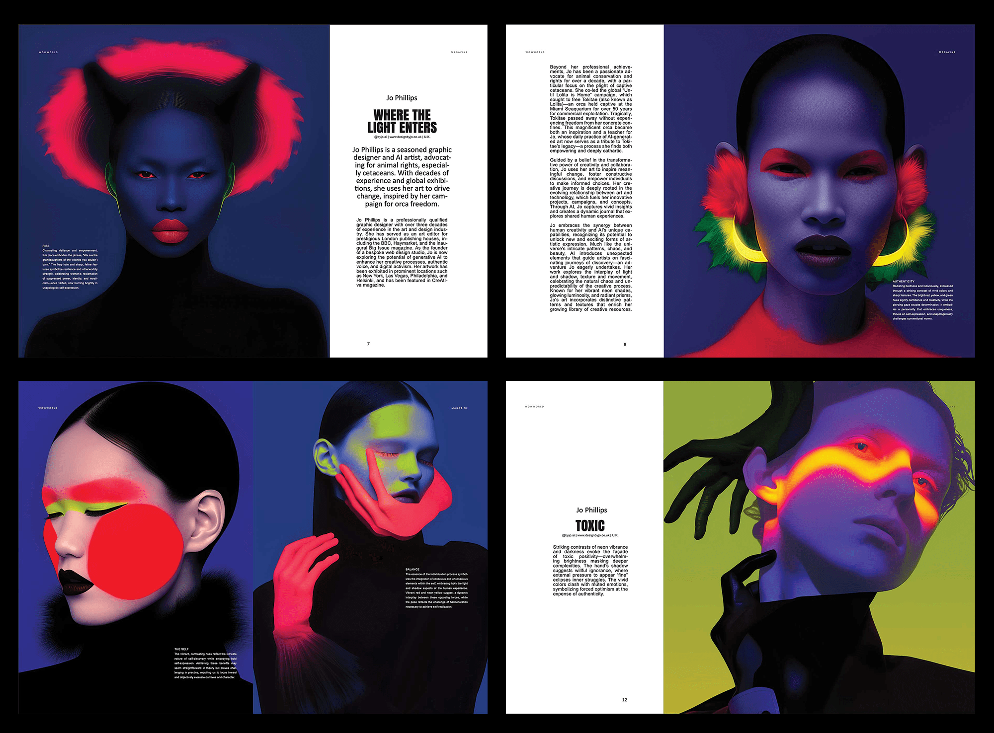 jo phillips - WOW WORLD: ENCODED COUTURE